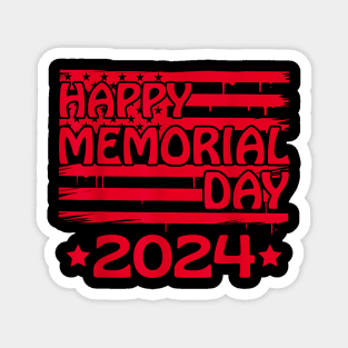 Memorial Day 2024 American Flag Magnet