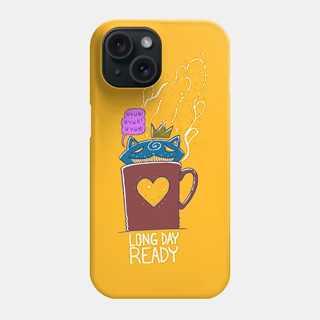 Long Day Ready Ches★ (Blue) Phone Case by TablesMesa