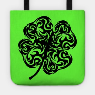 Irish Shamrock Four-leaf Lucky Clover Tote