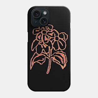 FLOWERS HANDSKETCH VULCAN VISION Phone Case