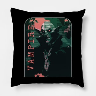 Vampire retro Pillow