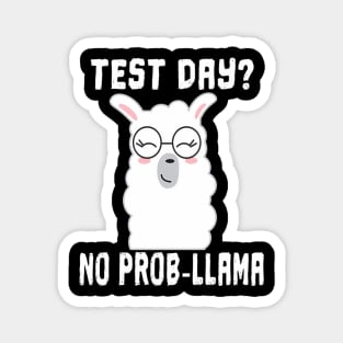 Test Day No Prob-Llama Teacher Teaching Exam Testing Magnet