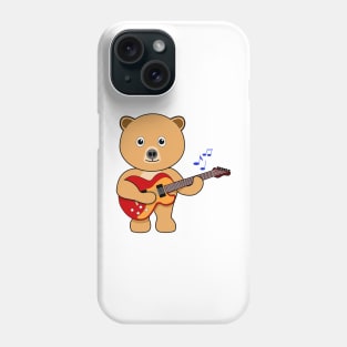 Bear and the Guitar Phone Case