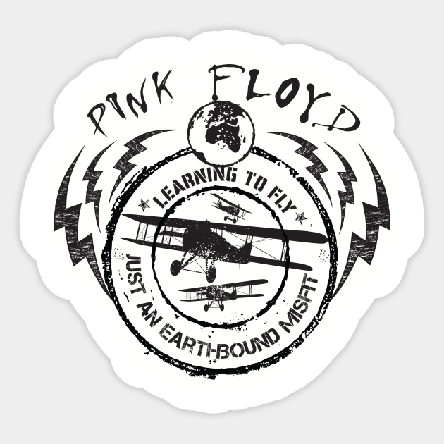 Learning to fly - Pink Floyd - Sticker