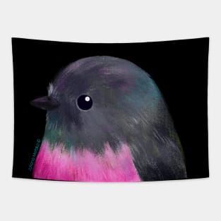 Australian Pink Robin Bird Tapestry