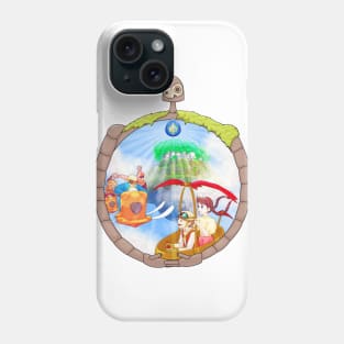 Chase for a Castle in the sky Phone Case