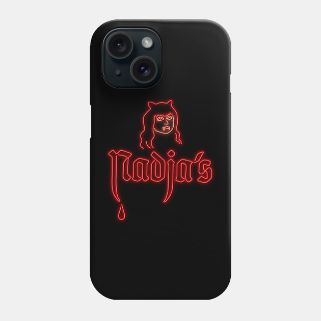 Nadja's - vampire night club Phone Case by Vitaliy_Klimenko