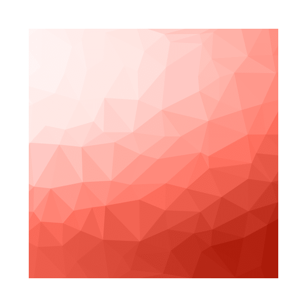 Living coral geometric mesh ombre pattern by PLdesign