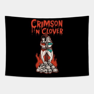 Crimson N'Clover vamps Tapestry