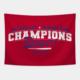 World Series Champions Rangers Tapestry