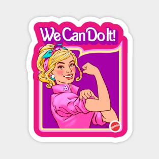 Barbie Can Do It! Magnet