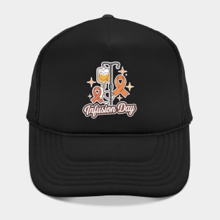 MS infusion day Multiple Sclerosis Awareness Ribbon Hat