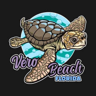 Loggerhead Sea Turtle Vero Beach Florida T-Shirt