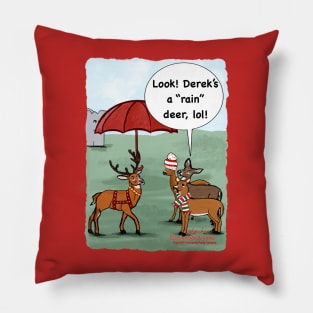 ‘Rain”deer Gaames Pillow