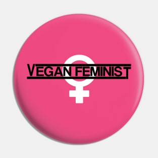 Feminist Vegan Pin