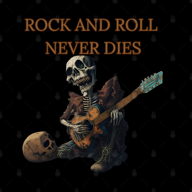 Rock and Roll Never Dies by TooplesArt