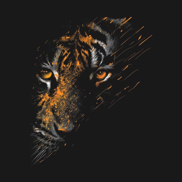 Tiger Color Symbolism by GodeleineBesnard