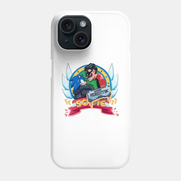 Sonic Robotik Phone Case by komplenan