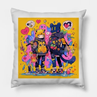 Mystical Doodle Meditator Pillow