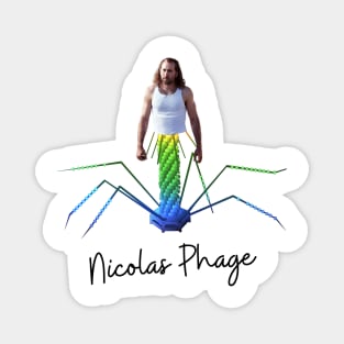 Nicolas Phage Bacteriophage Virus Magnet