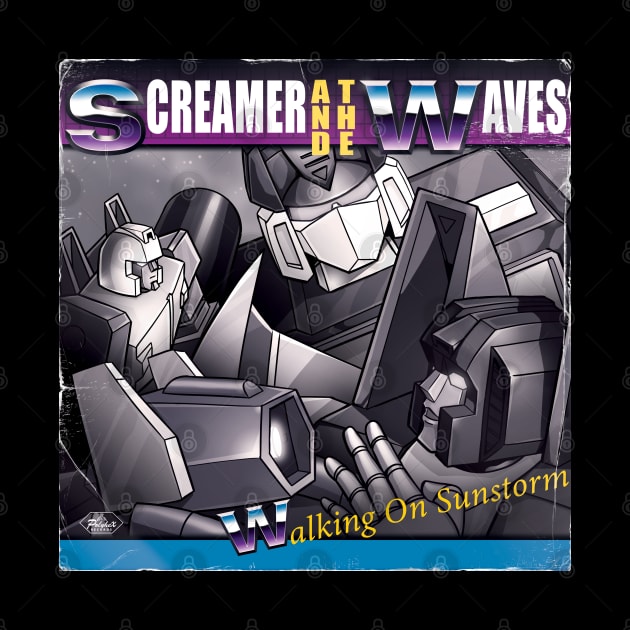 Walking on Sunstorm - Screamer and the Waves by ZowPig Shirts