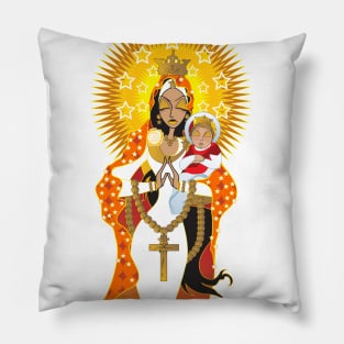 La Virgen de la Caridad del Cobre Pillow