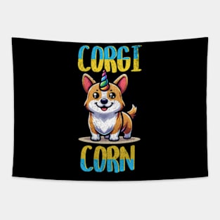 Corgi Corn Unicorn Dog Cute Puppy Kawaii Butt Tapestry