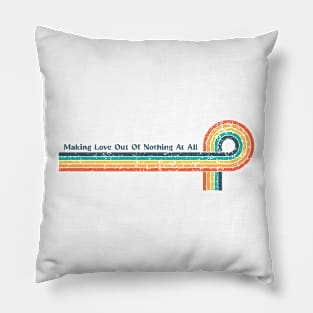 Retro Stripes Making Love Out Of Nothing At All Cool Air Supply Dad Pillow