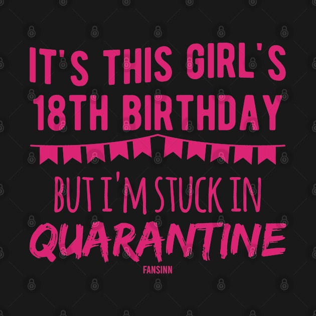 Quarantine 18ter birthday pink girl by fansinn