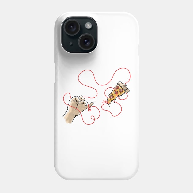 Red Thread of Fate Phone Case by KinkajouDesign