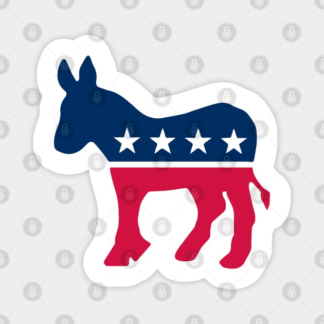 Democrat Donkey Logo Magnet by albinochicken