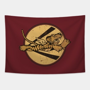 Flying Tigers Squadron (distressed) Tapestry