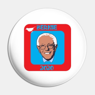 Bernie 2020 + Bird Colored Pin