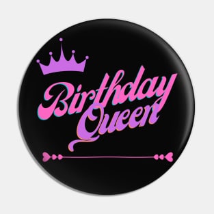 birthday queen Pin