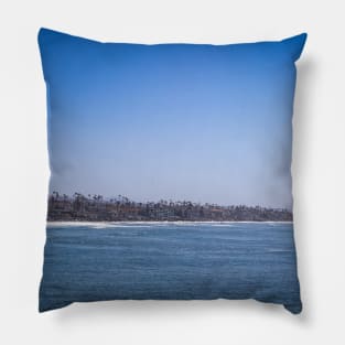 Oceanside California View of City from Pier V1 Pillow