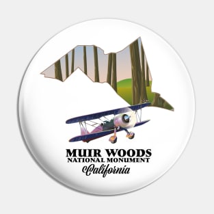 Muir Woods National Monument California map Pin