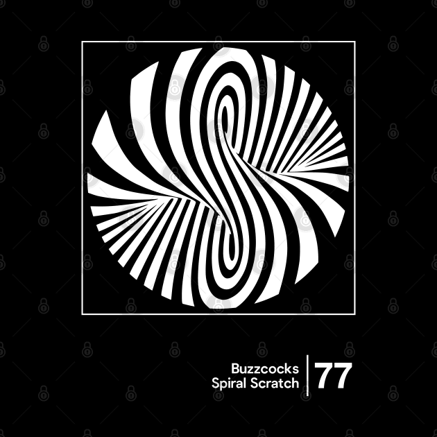 Buzzcocks - Spiral Scratch / Minimal Style Graphic Artwork by saudade