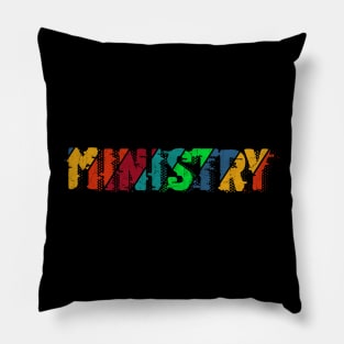 vintage color Ministry Pillow