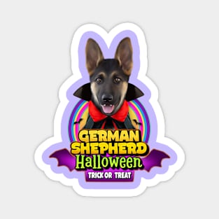 German Shepherd Halloween Costume Magnet