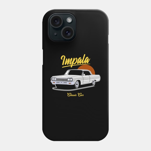 Impala American Classic Car Phone Case by masjestudio