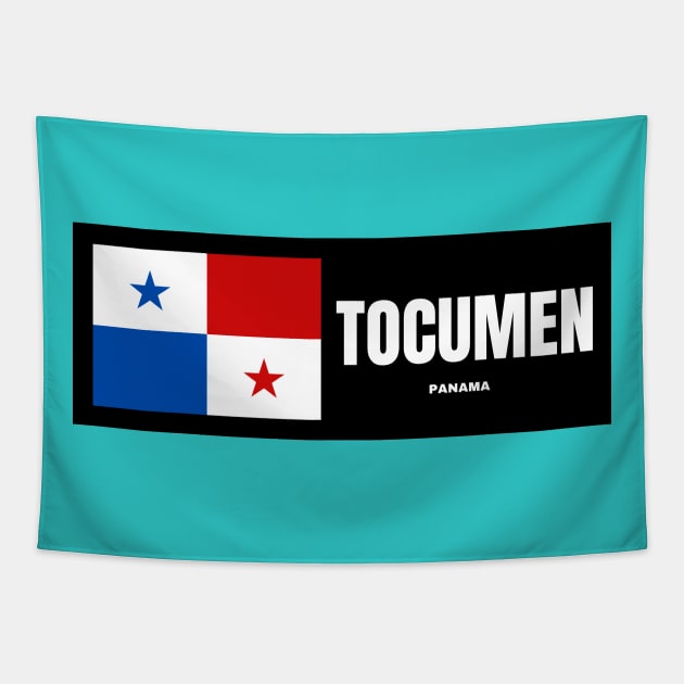 Tocumen City with Panama Flag Tapestry by aybe7elf