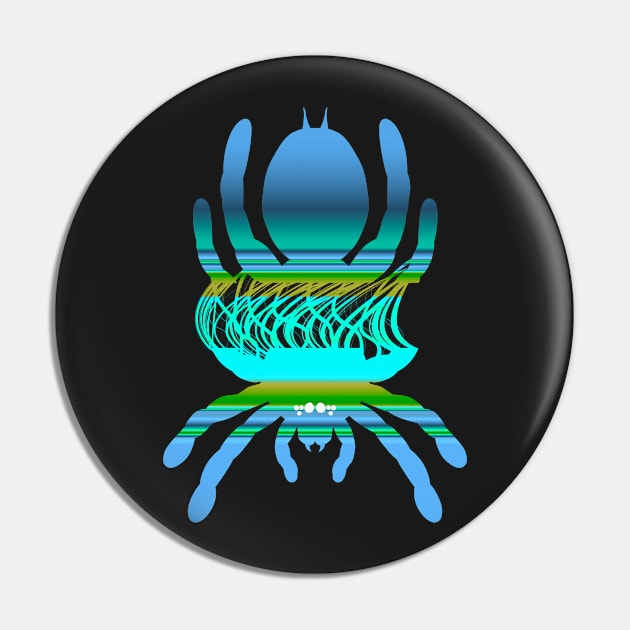 Tarantula Silhouette V116 (Horizontal) Pin by IgorAndMore