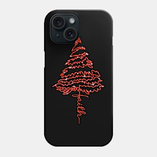 Merry Xmas Christian Faith Christmas Tree Phone Case