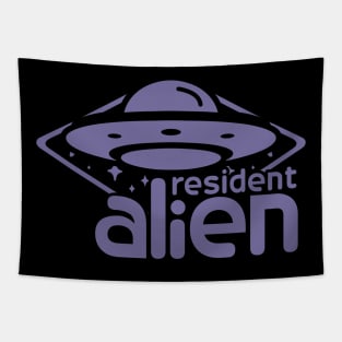 Resident Alien UFO 2 Tapestry