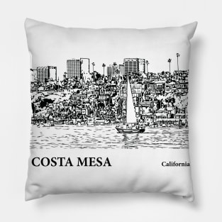 Costa Mesa California Pillow