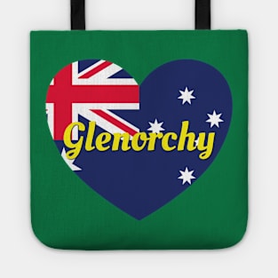 Glenorchy TAS Australia Australian Flag Heart Tote