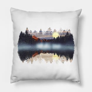 A very nice morning by the lake Pillow