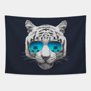 Tiger with sunglasses Tapestry