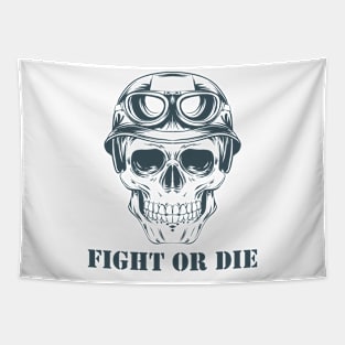 Skull Army T-Shirt Tapestry