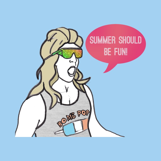 Summer should be fun by Katsillustration